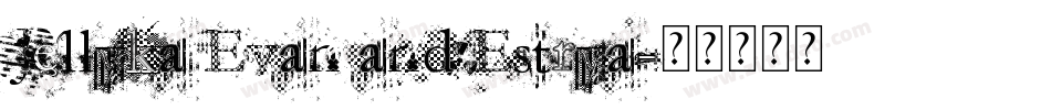 Jellyka Evan and Estrya字体转换